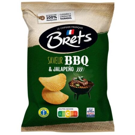 Brets Chips BBQ & Jalapeno 125g