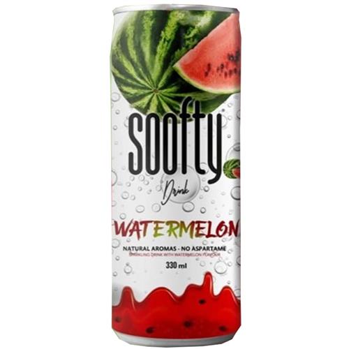 Soofty Drink Watermeloen 330ml – Verfrissende Frisdrank met Fruitsmaak