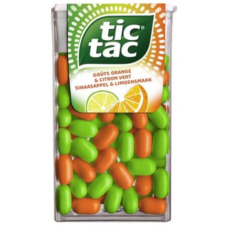 Tic Tac Sinaasappel & Limoensmaak 49g
