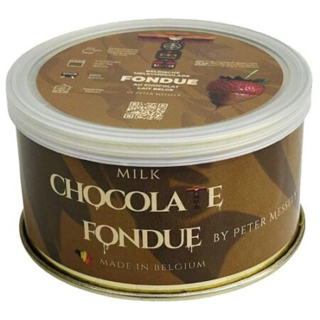 Chocolate Fondue Melk 150g blik met Belgische melkchocolade voor chocoladefondue