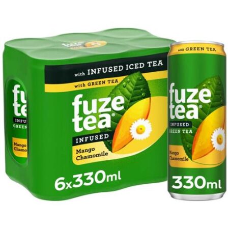 Fuze Tea Mango Chamomile 6 × 33 cl – mango kamille ijsthee