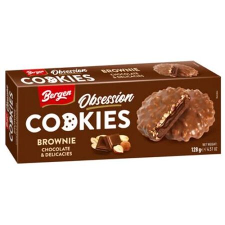 Bergen Cookies Brownie Chocolate & Delicacies 128g