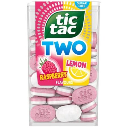 Tic Tac Two Raspberry & Lemon Sugar Free 38,5g
