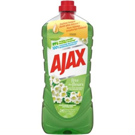Ajax Allesreiniger Lentebloem Met Essentiële Oliën 1,25L - Fête Des Fleurs - Intense Frisheid