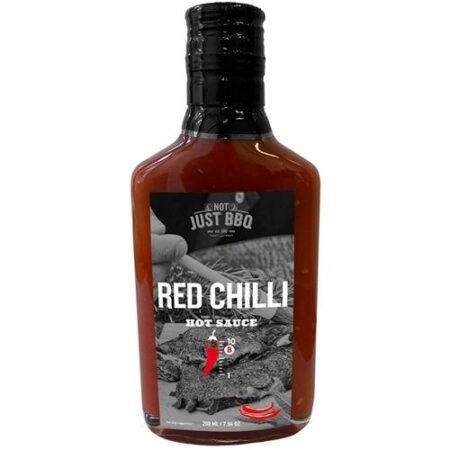 Not Just BBQ Red Hot Chili Sauce 200ml - BBQ Hot Sauce - Met Rode Peper