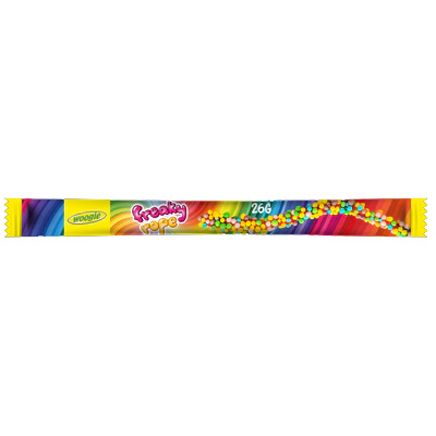 Woogie Freaky Rope 26g – Fruity Gummislang met Suikerparels