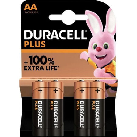Duracell Plus AA batterijen 4 stuks – Betrouwbare alkaline kracht