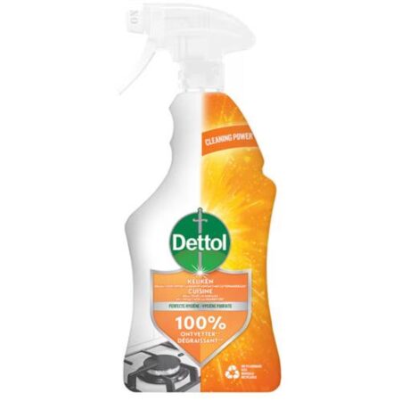 Dettol Power Kitchen keukenspray 500ml ontvetter spray