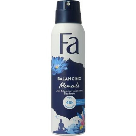 Fa Deodorantspray Balancing Moments Lotus en Sesame Flower 150ml