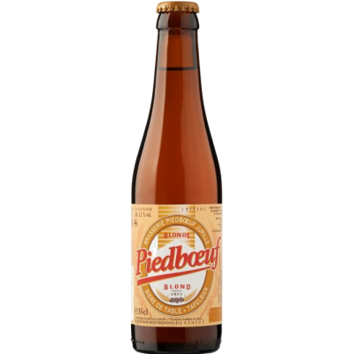 Piedboeuf Blond 33cl – Belgisch Blond Tafelbier met Frisse Smaak