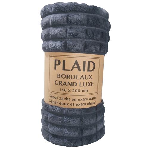 Plaid Grand Luxe Denim 150x200cm – 100% Polyester Microfibre