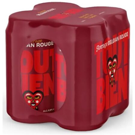 Tout Bien Rouge Bier – 4 × 33 cl