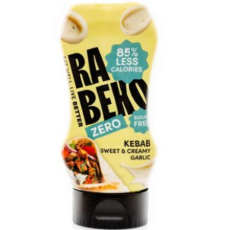 Rabeko Zero Saus Kebab Sweet & Creamy Garlic 350ml