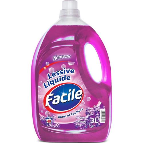 Facile Vloeibaar wasmiddel Lavendel 60 Wasbeurten 3L