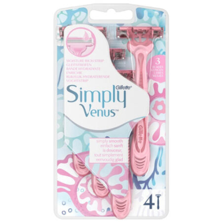 Gillette Wegwerpmesjes Women – Simply Venus 3 4 st.