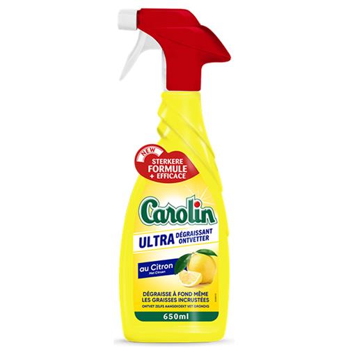 Carolin Ontvetter Spray Citroen 650 ml | Vetvrij & Fris