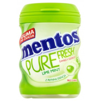 Mentos Kauwgom Pure Fresh Lime Mint 60g
