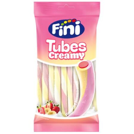 Fini Tubes Creamy Strawberry Banana & Cream 80g