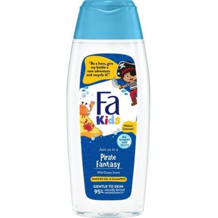Fa Kids Douchegel en Shampoo Pirate Fantasy 250ml met oceaangeur