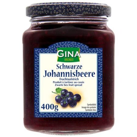 Gina Zwarte Bessen Gelei 400g