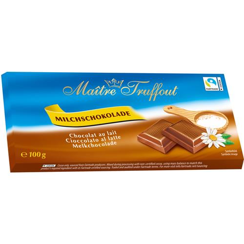 Maître Truffout Melkchocolade 100gr