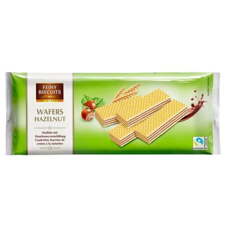 Feiny Biscuits Wafeltjes 250g met Hazelnootvulling – Luchtige Gevulde Wafels