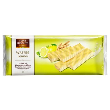 Feiny Biscuits Wafeltjes 250g met Citroenvulling – Luchtige Gevulde Wafels