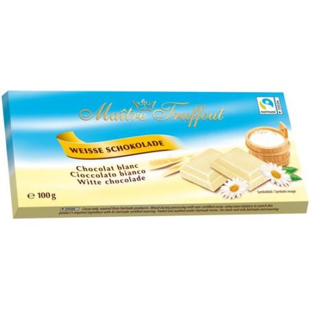 Maître Truffout Witte Chocolade 100g