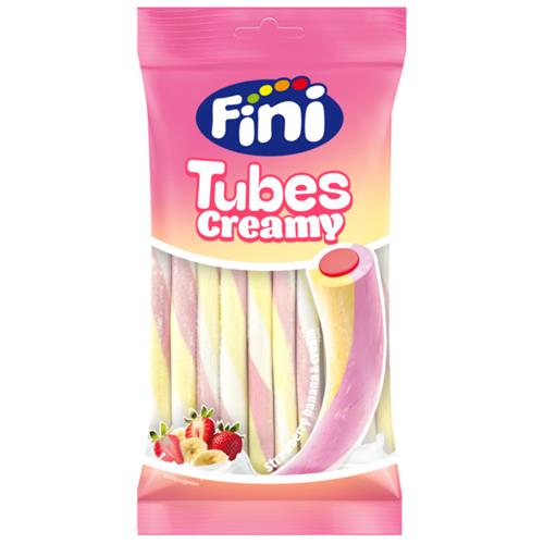 Fini Tubes Creamy Strawberry Banana & Cream 80g - Afbeelding 2
