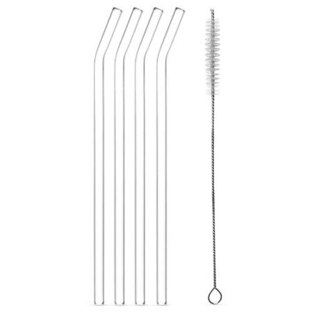 Livenza Glazen Rietjes Pure 5 Stuks 20cm