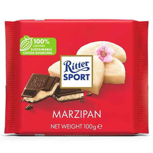 Ritter Sport Marzipan 100g chocolade met marsepein