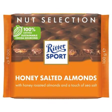 Ritter Sport amandel honing zeezout 100g
