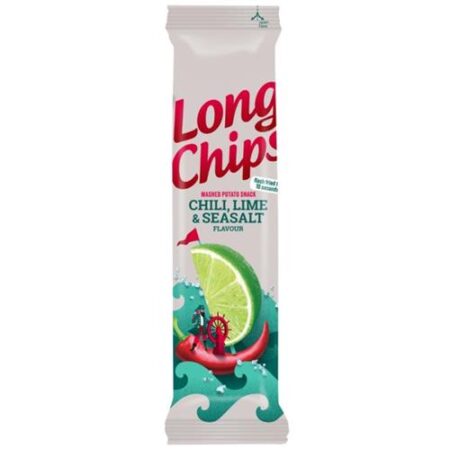 Long Chips Chilli, Lime & Sea Salt 75g - Mashed Potato Snack