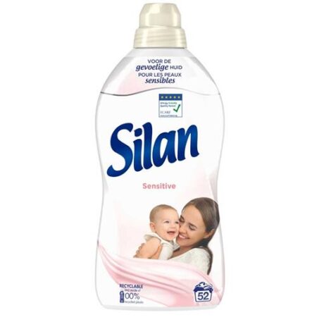 Silan Wasverzachter Sensitive – 1,144L voor 52 Wasbeurten