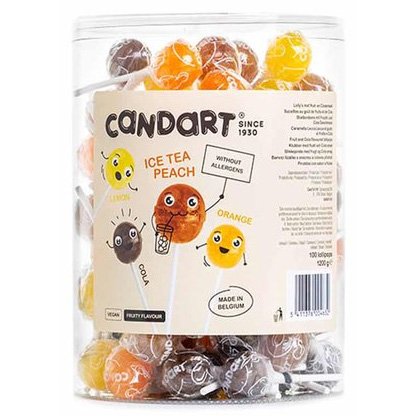 Candart Soft Drink Lollies in tubo 100x12g