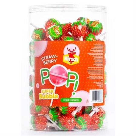 Hirsch Super Bubble Strawberry in tubo 100x17g