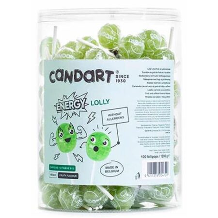 Candart Energy Pop Lollies in tubo 100x12g