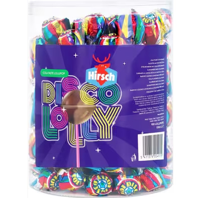 Hirsch Disco Lollies in tubo 100x12g