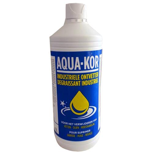 Aquakor industriële ontvetter voor vet, olie en hardnekkig vuil 1 liter