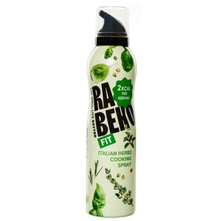 Rabeko Fit Spray Italiaanse Kruiden 200ml – Caloriearme Cooking Spray met Koolzaadolie