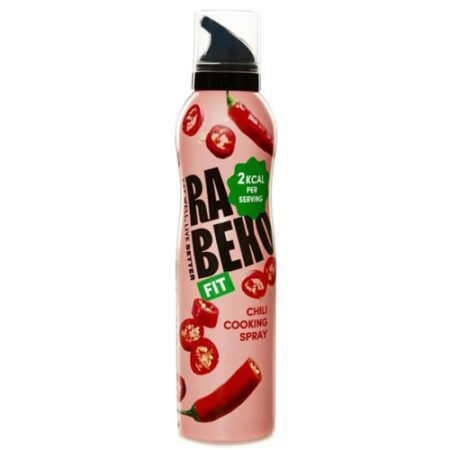 Rabeko Fit Spray Chili 200ml – Caloriearme Cooking Spray met Koolzaadolie en Chili