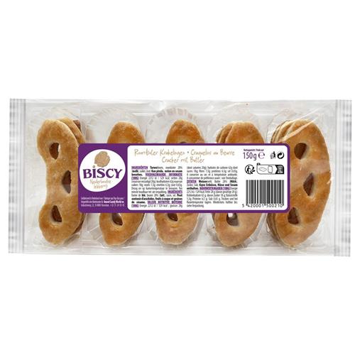 Biscy Roomboter Krakelingen 150g