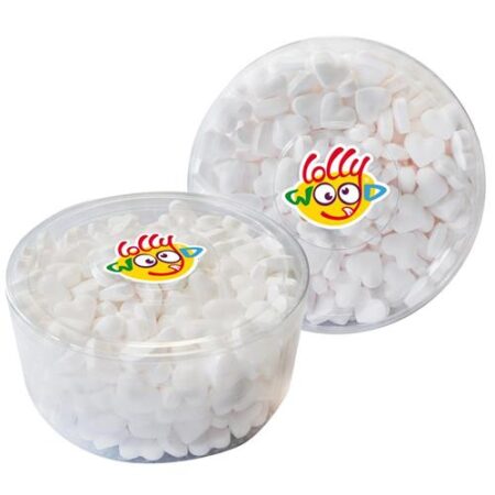 Lollywood Dextrose Hartjes Wit tubo 850g