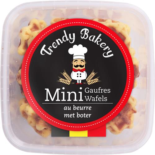 Trendy Bakery Mini Wafeltjes met Boter 160 g