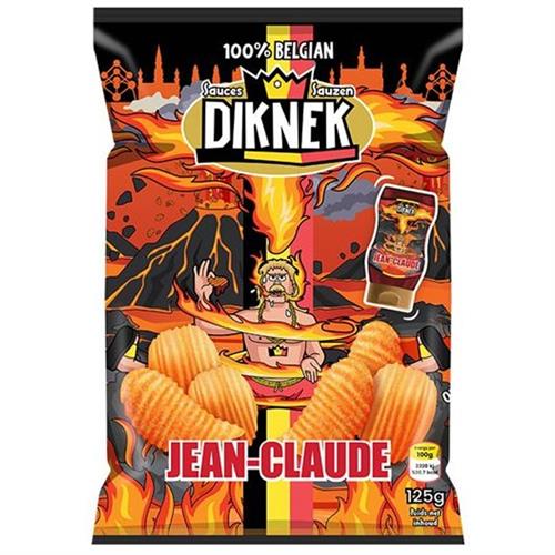 Diknek Chips Jean-Claude 125g – 100% Belgisch – Glutenvrij – Halal & Kosher