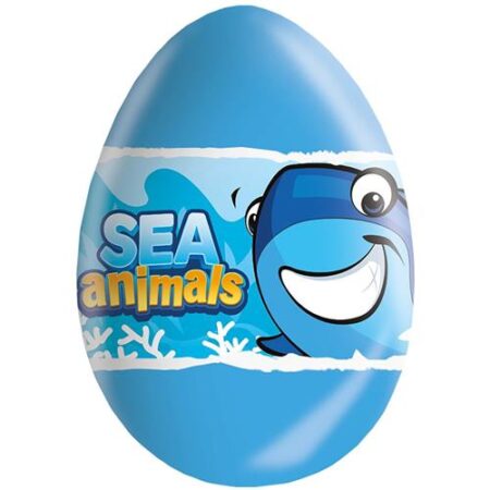 Verrassingsei Sea Animals 20g - 1 Stuk | Chocolade Ei met Verrassing