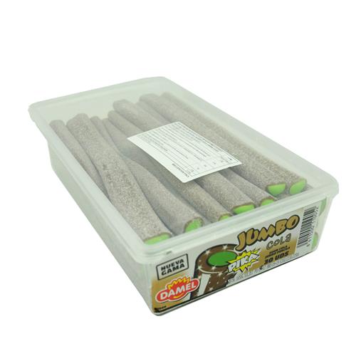 Damel jumbo zure cola stokken 1650 g – XL snoepstokken