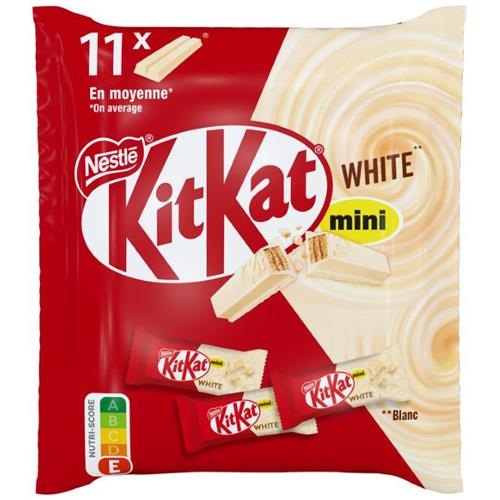 KitKat Mini White – 11 stuks van 13,3 g | Witte chocolade wafels 146 g