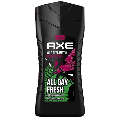 Axe Wild Bergamot Douchegel 250 ml | Verfrissende Body Wash