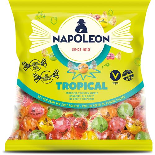 Napoleon Snoepjes Tropical 1kg – Fruitkogels Met Tropische Smaakjes – Apart Verpakt – Vegan